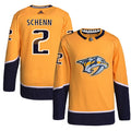 Luke Schenn Nashville Predators Home Primegreen Authentic Pro Jersey - Gold