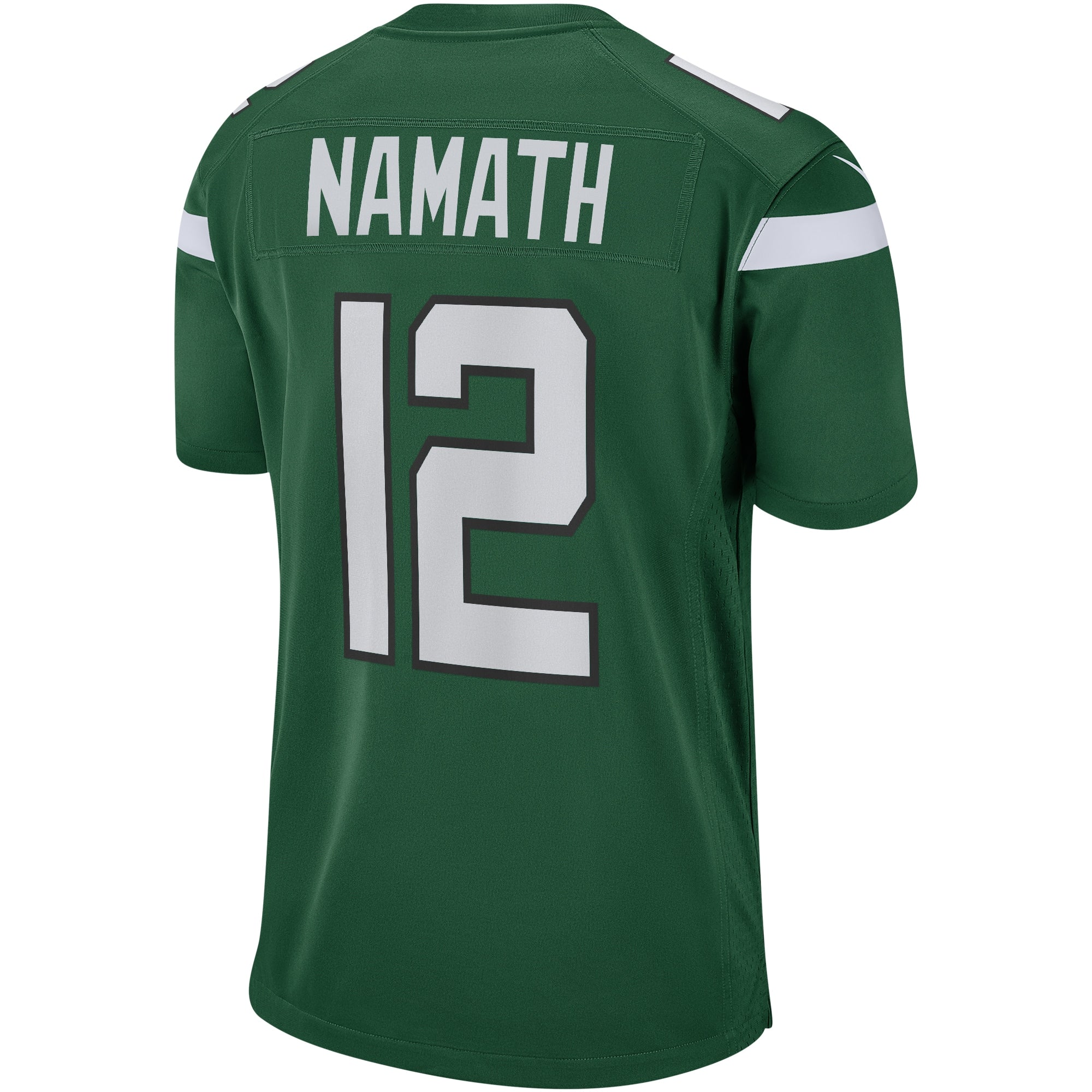 Joe Namath New York Jets Game Retired Player Jersey - Gotham Green