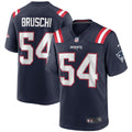 Tedy Bruschi New England Patriots Game Retired Player Jersey - Navy