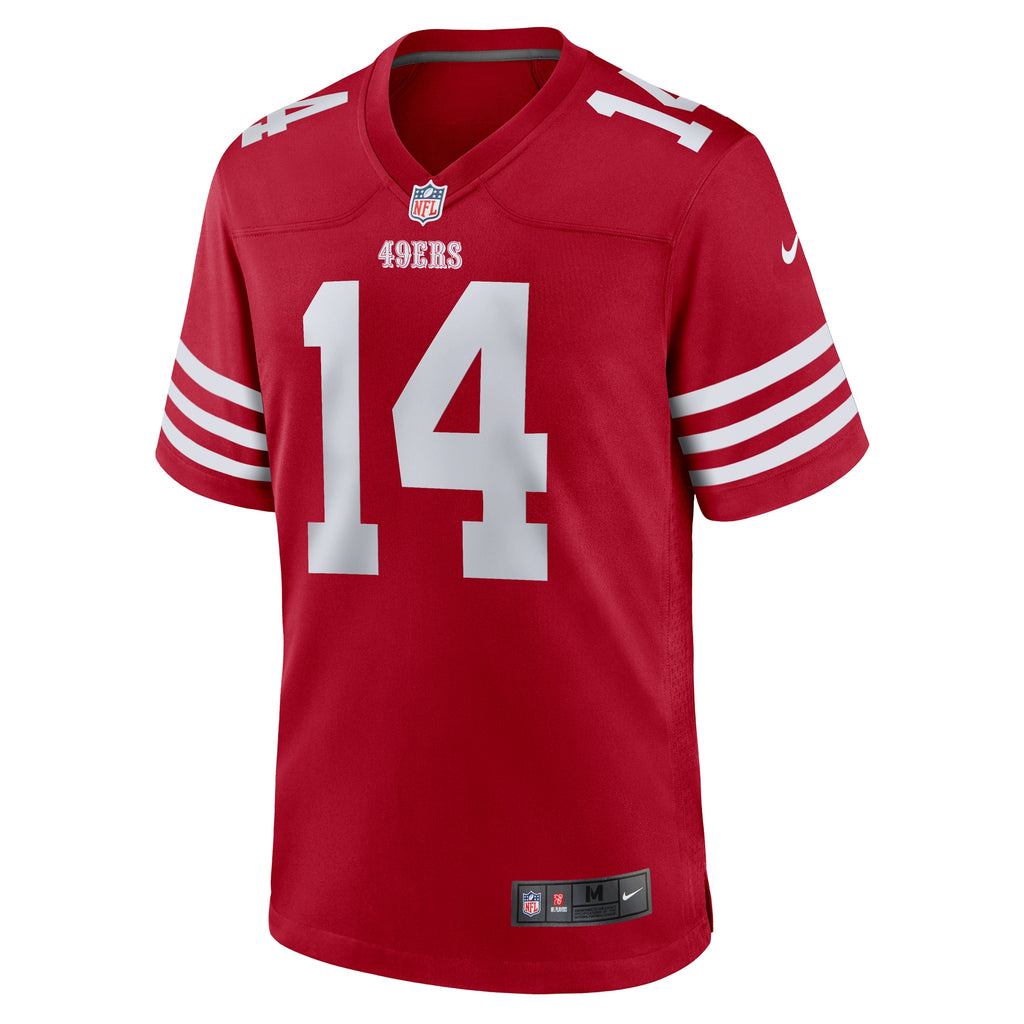 Sam Darnold San Francisco 49ers Game Player Jersey - Scarlet