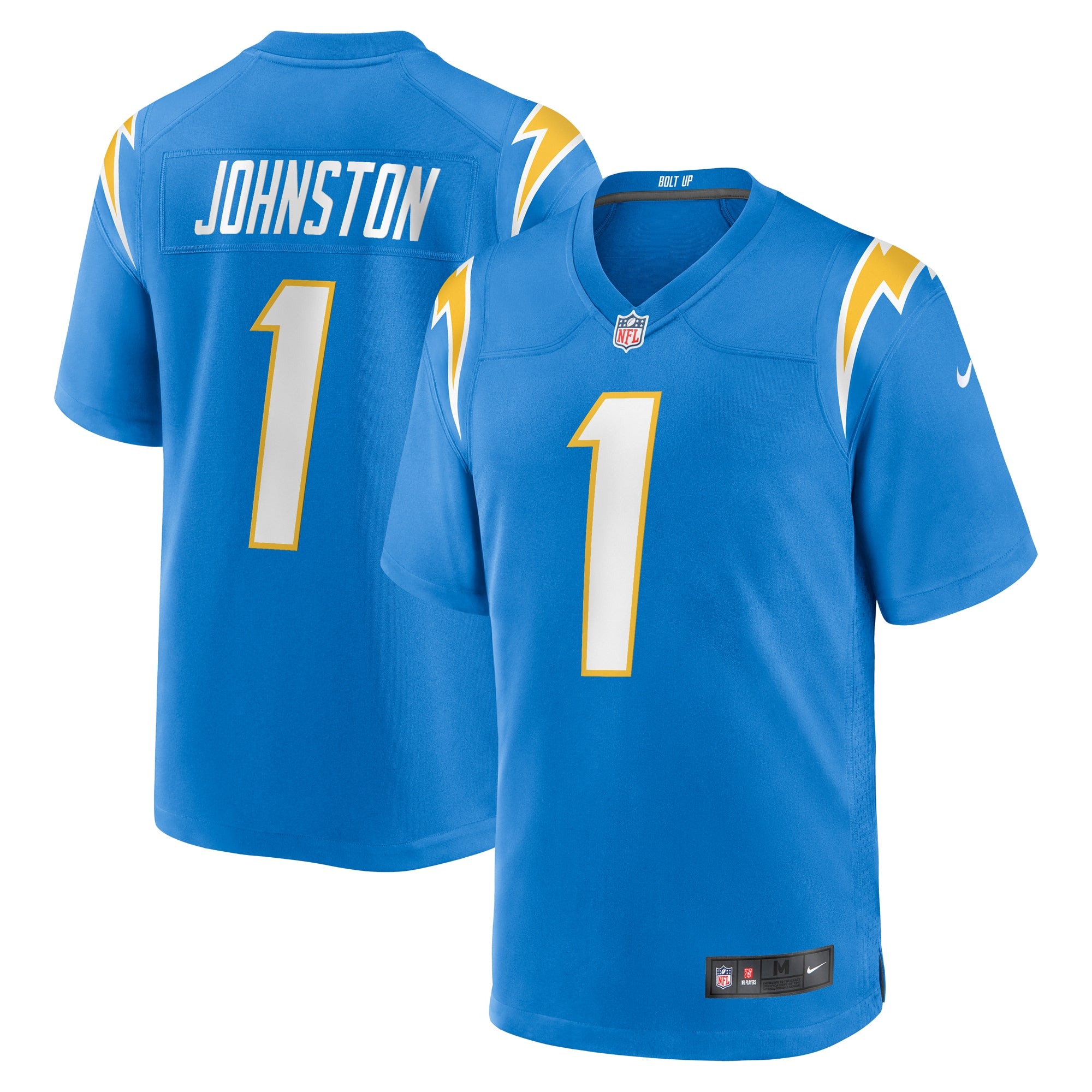 Quentin Johnston Los Angeles Chargers 2023 NFL Draft First Round Pick Game Player Jersey - Powder Blue