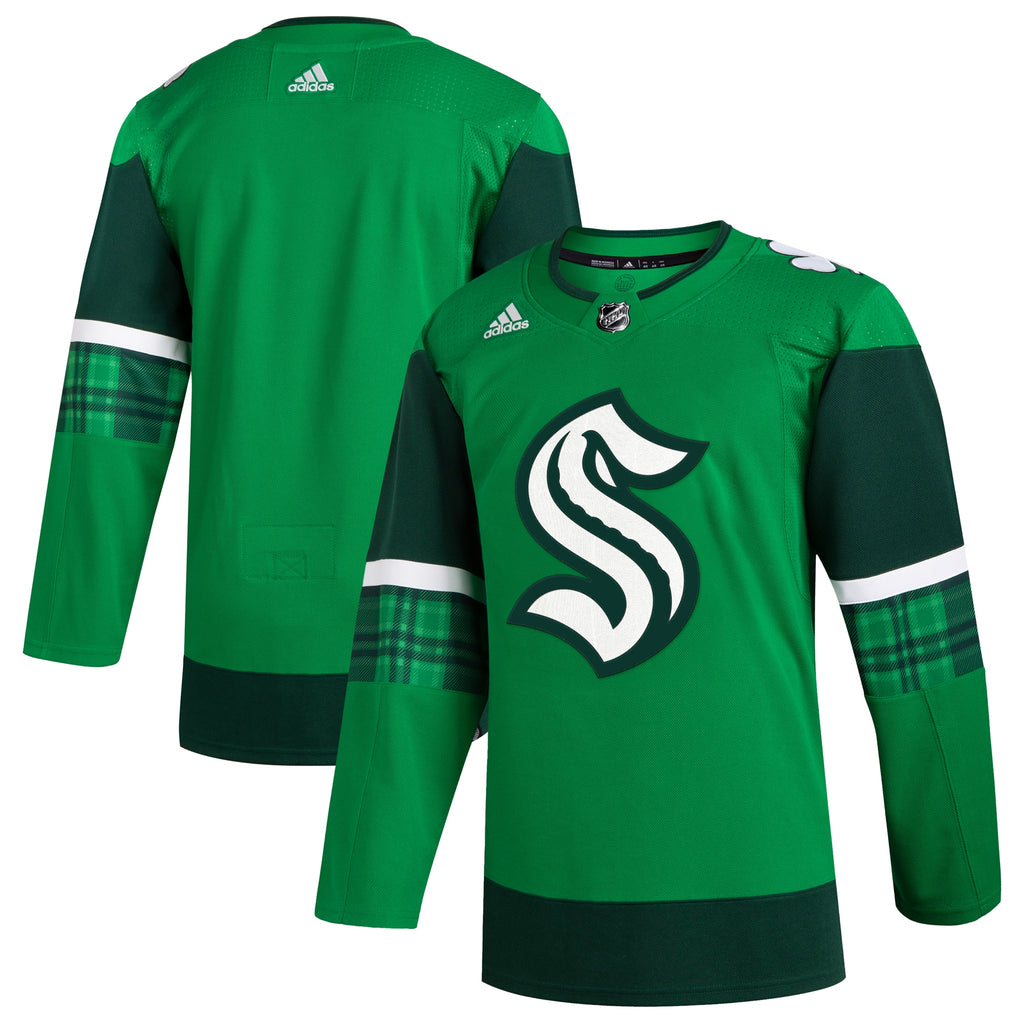 Seattle Kraken 2023 St. Patrick's Day Primegreen Authentic Jersey - Kelly Green