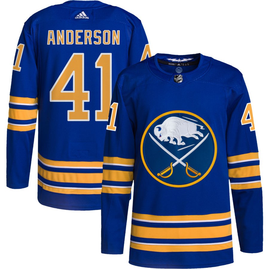 Craig Anderson Buffalo Sabres Home Authentic Pro Jersey - Royal