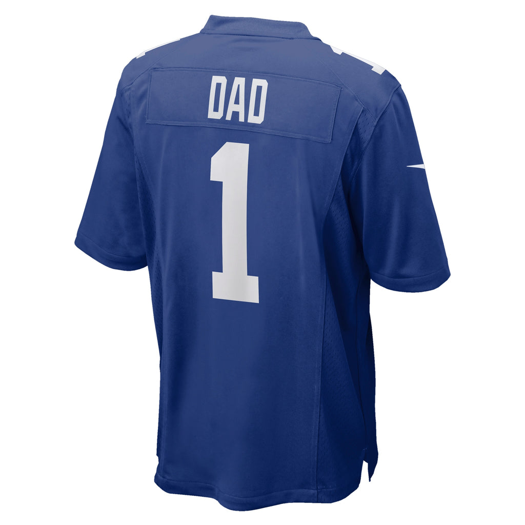 Number 1 Dad New York Giants Game Jersey - Royal
