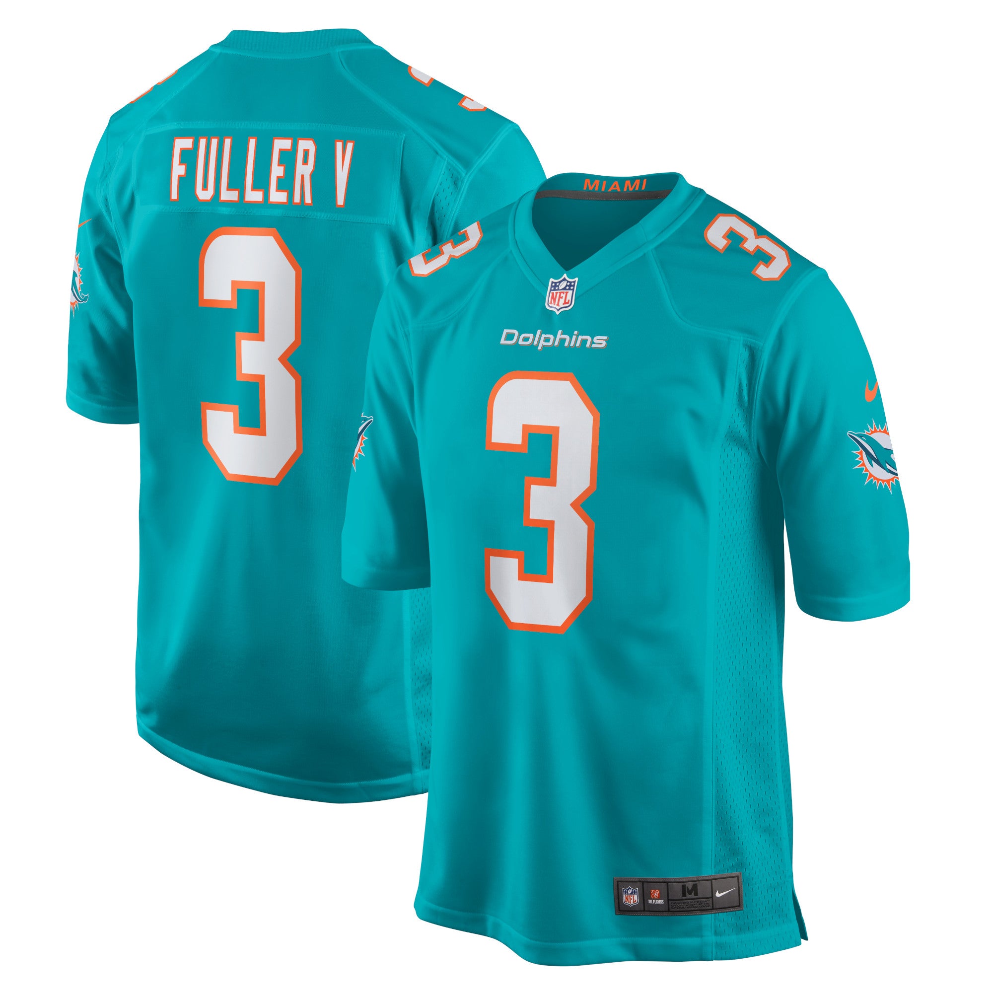 Will Fuller V Miami Dolphins Game Jersey - Aqua