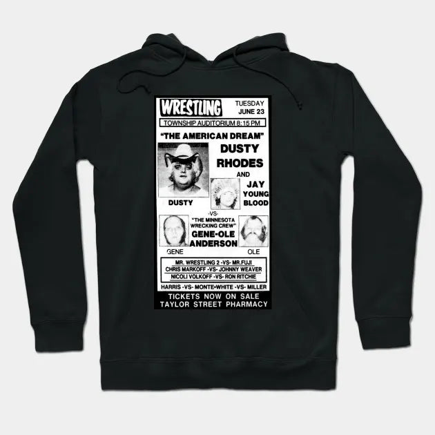 Wrestling Dusty Rhodes Jay Youngblood Andersons Sc Hoodie