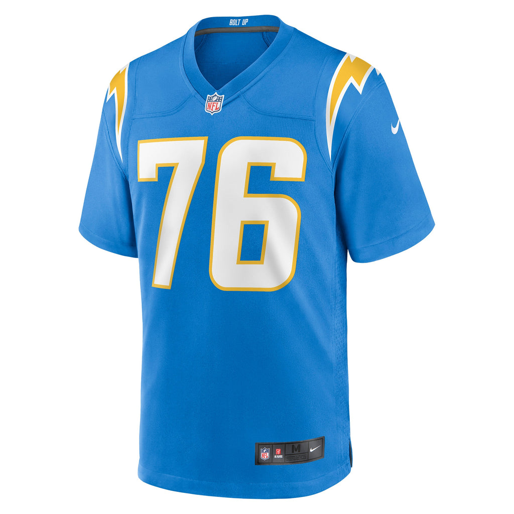 Will Clapp Los Angeles Chargers Game Jersey - Powder Blue