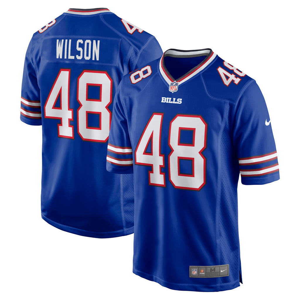 Joel Wilson Buffalo Bills Team Game Jersey - Royal