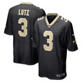 Wil Lutz New Orleans Saints Game Jersey - Black