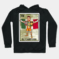 El Campeon Canelo Alvarez Champion Loteria Mexican Bingo Style Hoodie
