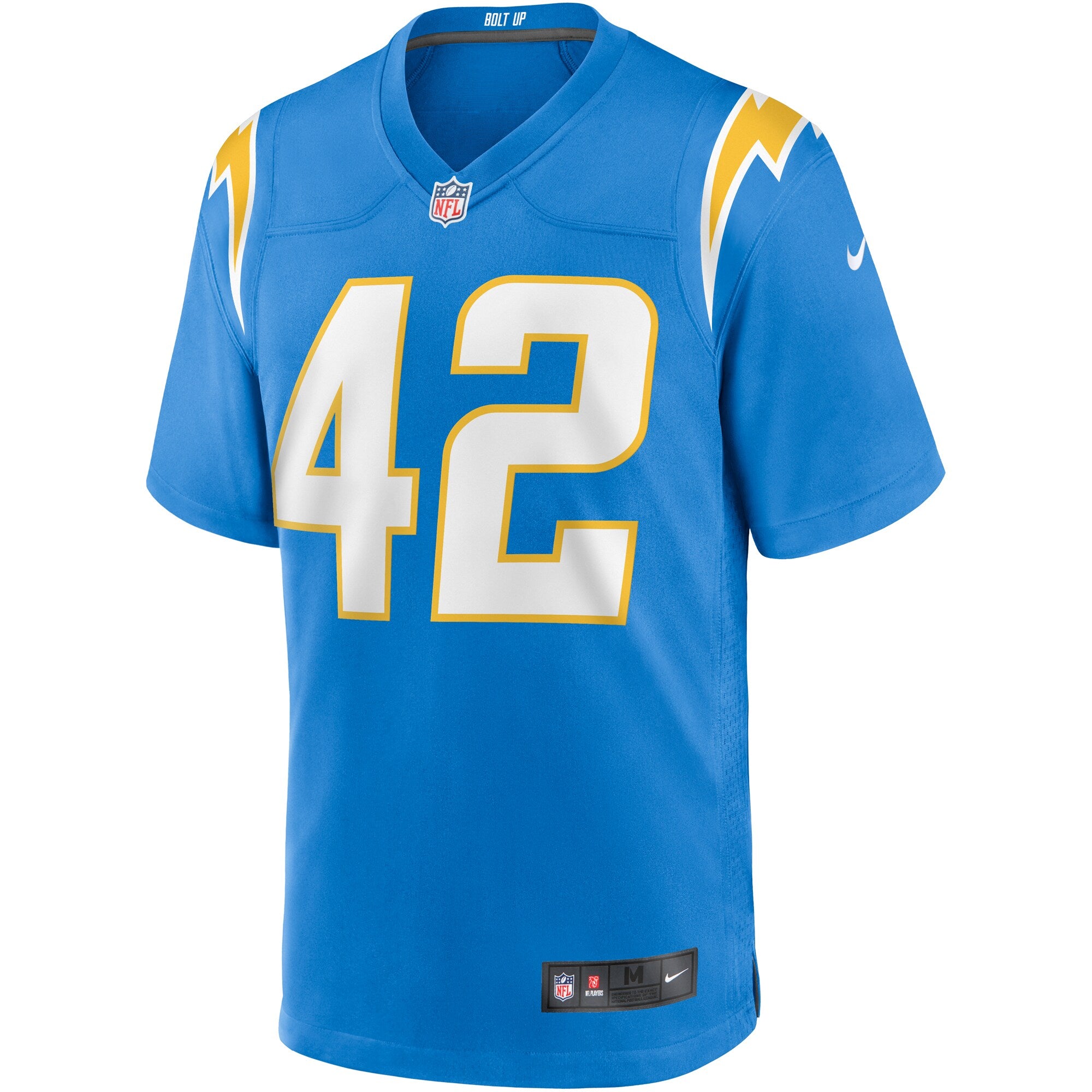 Uchenna Nwosu Los Angeles Chargers Game Jersey - Powder Blue