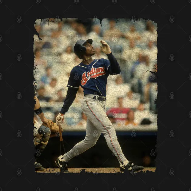 Kenny Lofton In Cleveland Guardians Hoodie