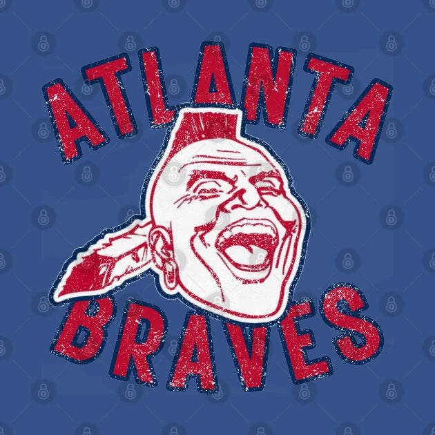Vintage Style Atlanta Braves Hoodie