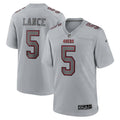 Trey Lance San Francisco 49ers Atmosphere Fashion Game Jersey - Gray