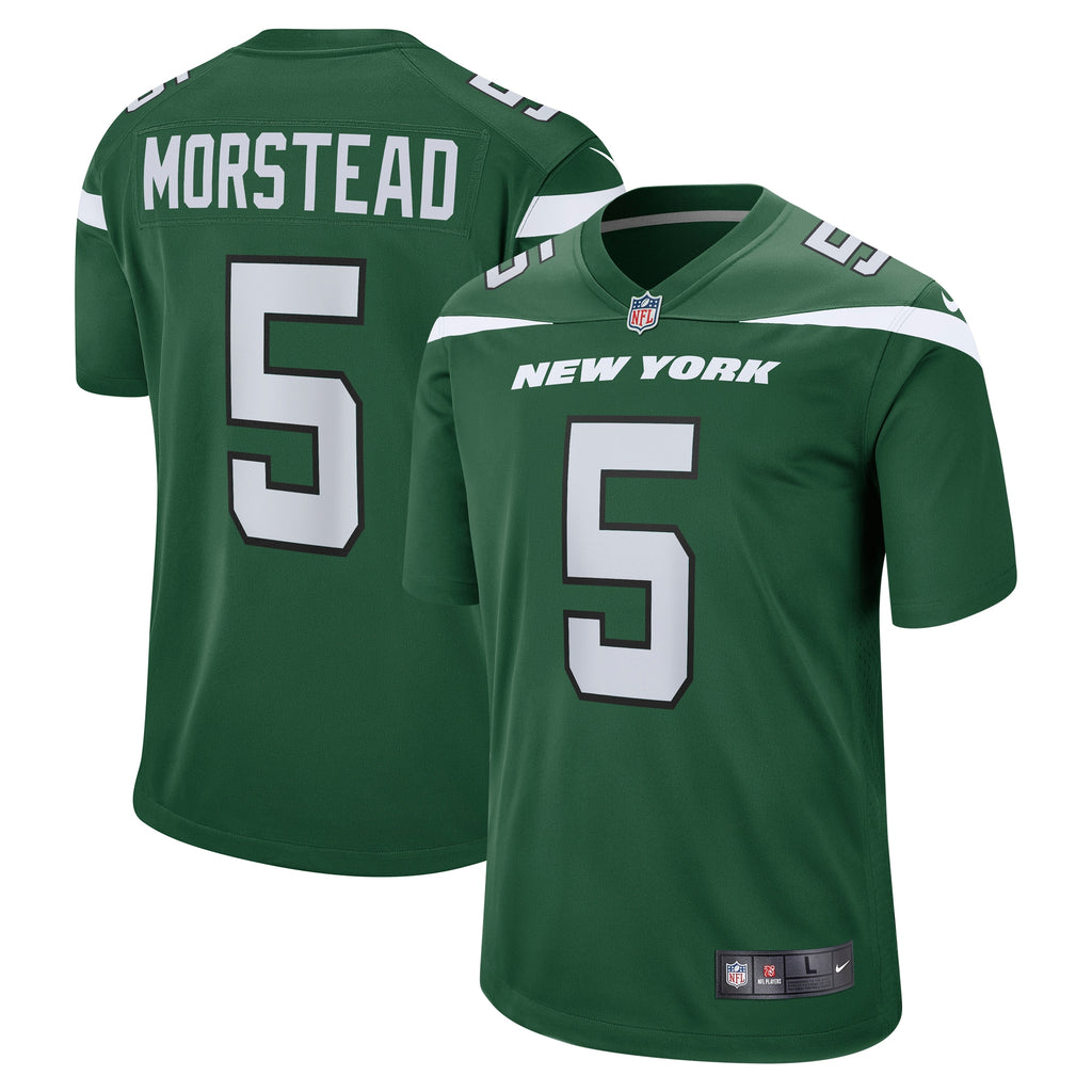 Thomas Morstead New York Jets Game Player Jersey - Gotham Green
