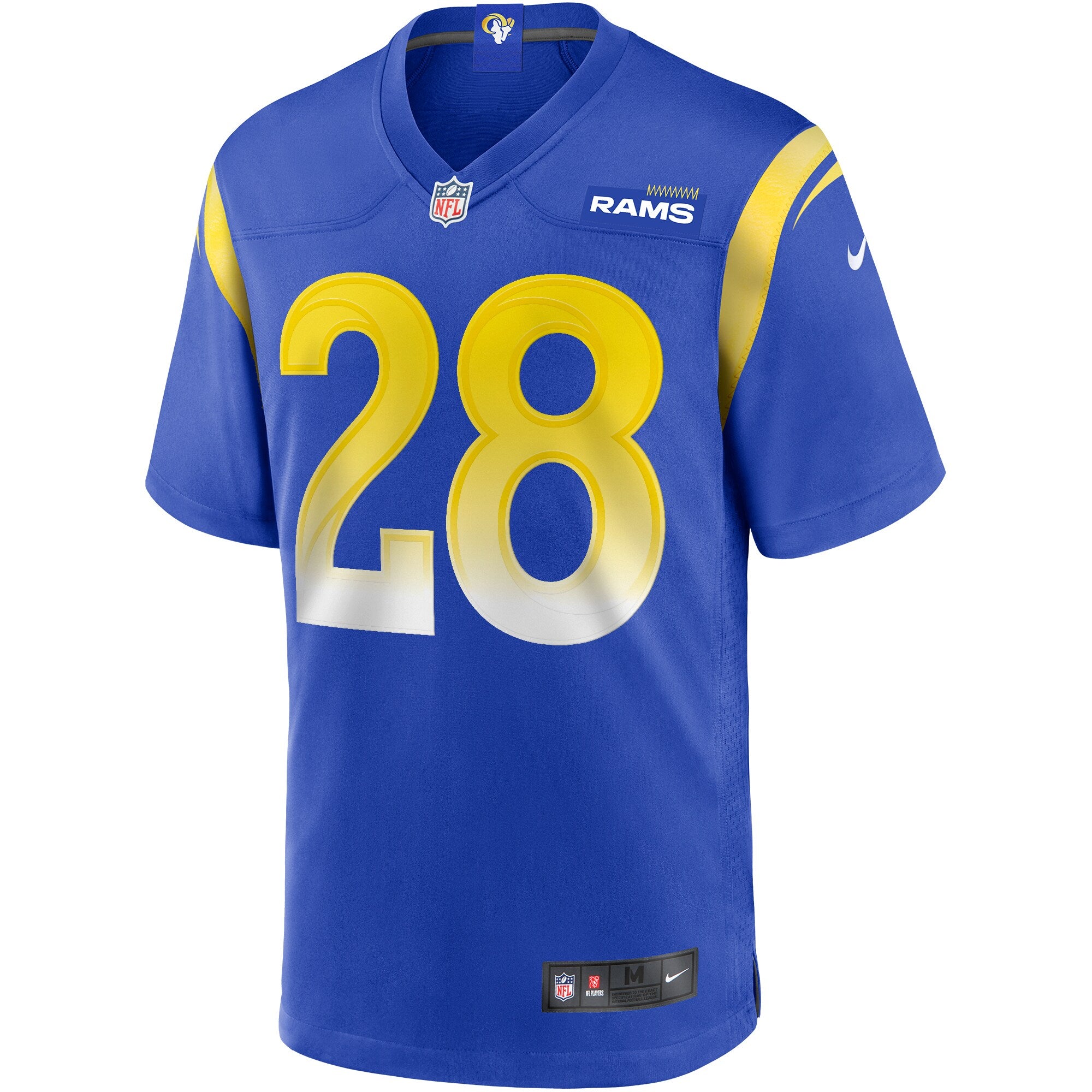 Marshall Faulk Los Angeles Rams Game Retired Player Jersey - Royal