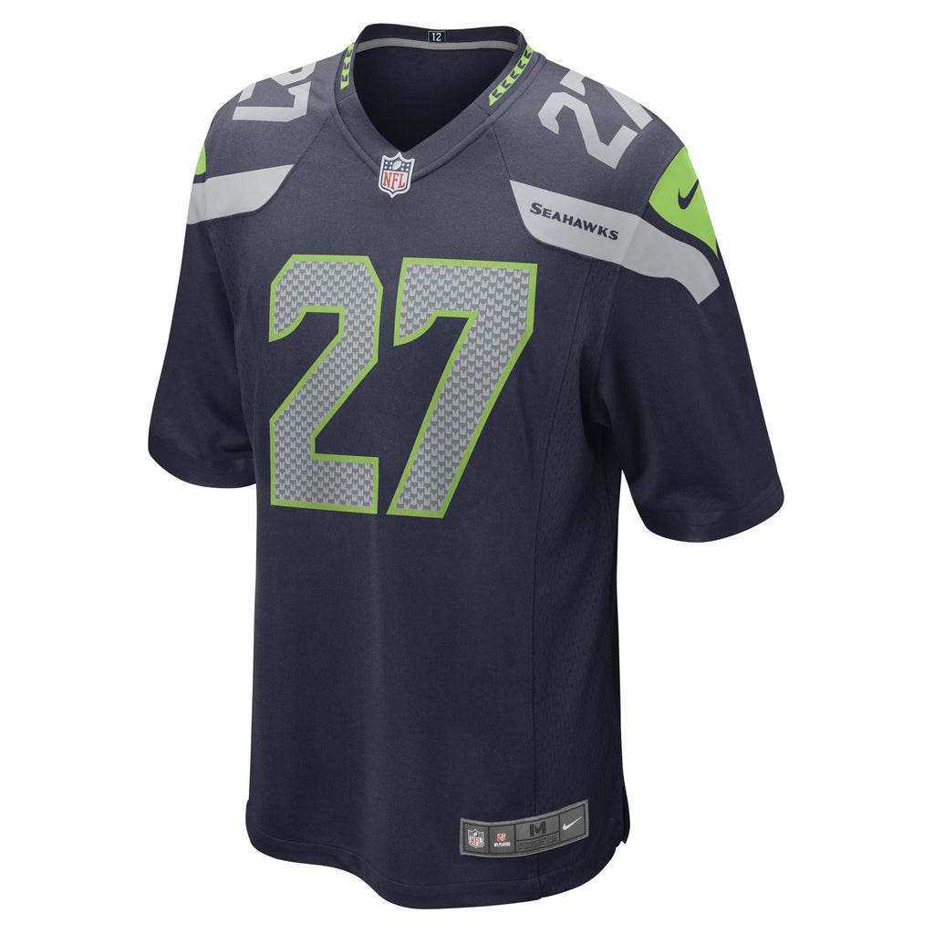 Tariq Woolen Seattle Seahawks Game Player Jersey - College Navy