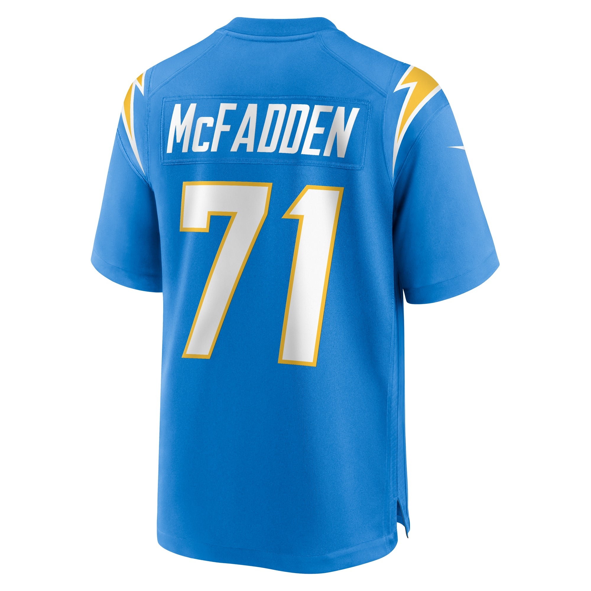 Jordans McFadden Los Angeles Chargers Team Game Jersey - Powder Blue