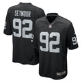 Richard Seymour Las Vegas Raiders Retired Player Game Jersey - Black