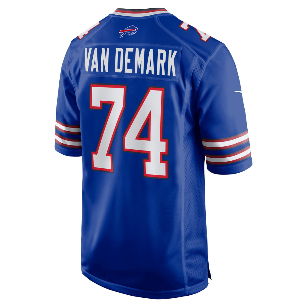 Ryan Van Demark Buffalo Bills Game Player Jersey - Royal