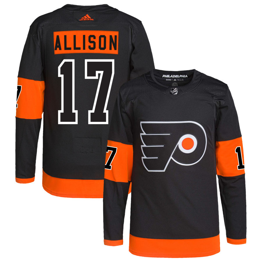 Wade Allison Philadelphia Flyers Alternate Primegreen Authentic Pro Jersey - Black