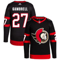 Dylan Gambrell Ottawa Senators Home Primegreen Authentic Pro Jersey - Black