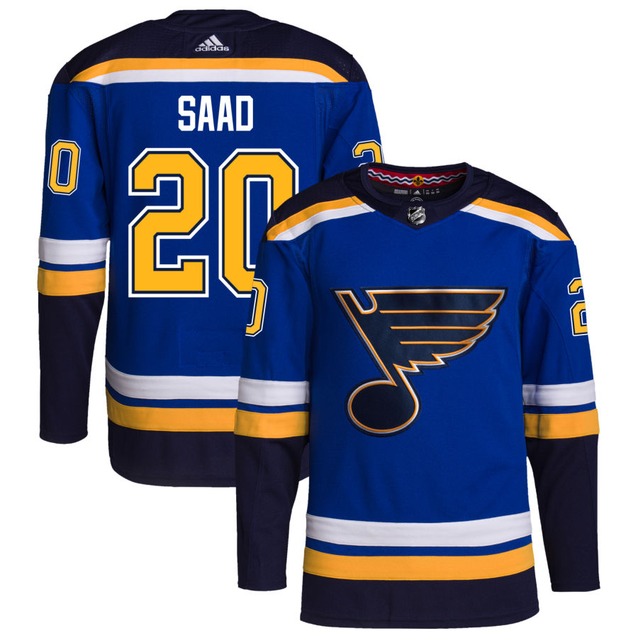 Brandon Saad St. Louis Blues Home Authentic Pro Jersey - Royal