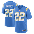 JT Woods Los Angeles Chargers Game Player Jersey - Powder Blue