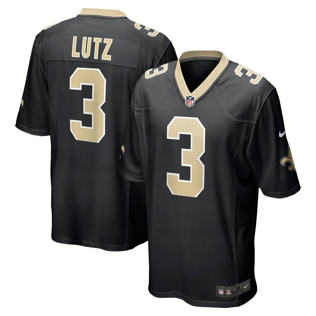 Wil Lutz New Orleans Saints Game Jersey - Black