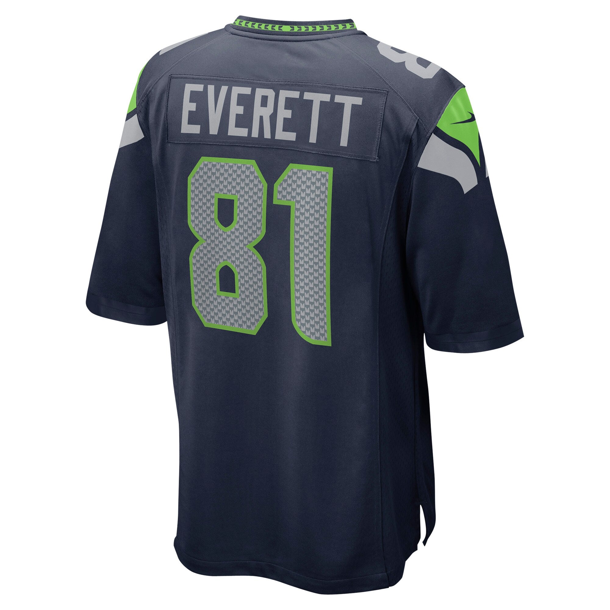 Gerald Everett Seattle Seahawks Game Jersey - College Navy