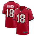 Tyler Johnson Tampa Bay Buccaneers Home Game Player Jersey - Red
