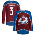 Jack Johnson Colorado Avalanche Home Primegreen Authentic Pro Jersey - Burgundy