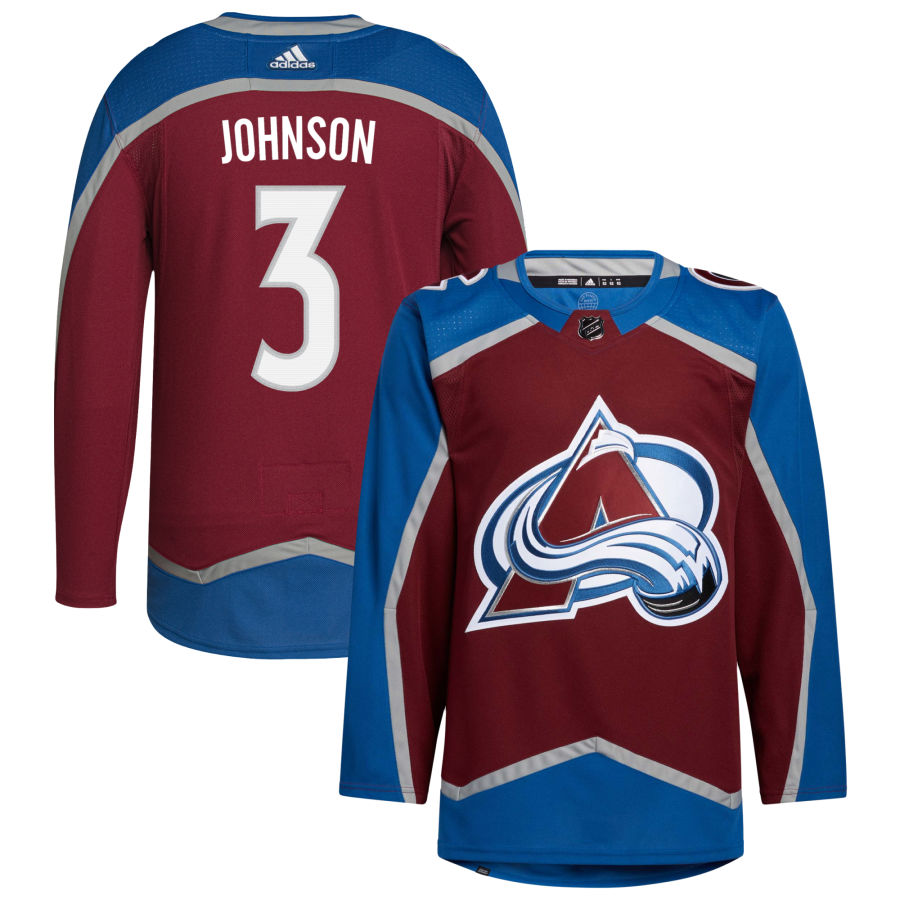 Jack Johnson Colorado Avalanche Home Primegreen Authentic Pro Jersey - Burgundy