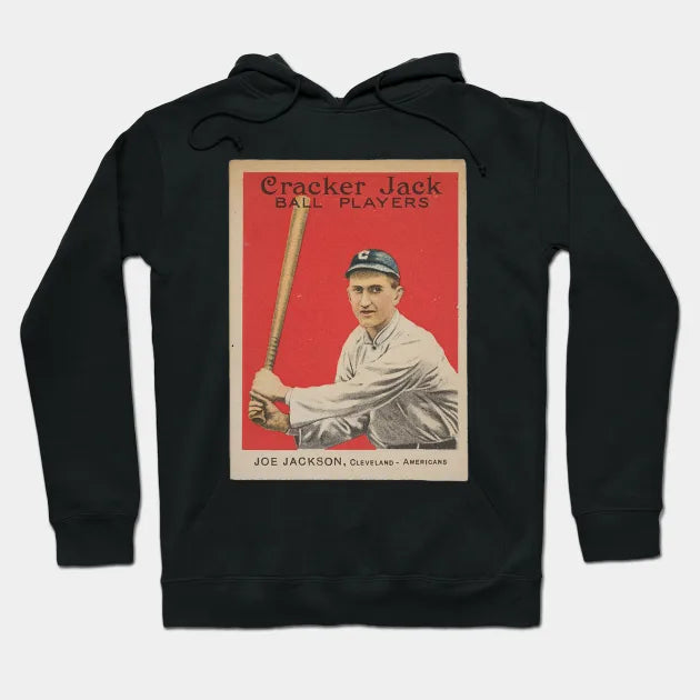 Shoeless Joe Jackson 1914 Cracker Jack Baseball Card Hoodie