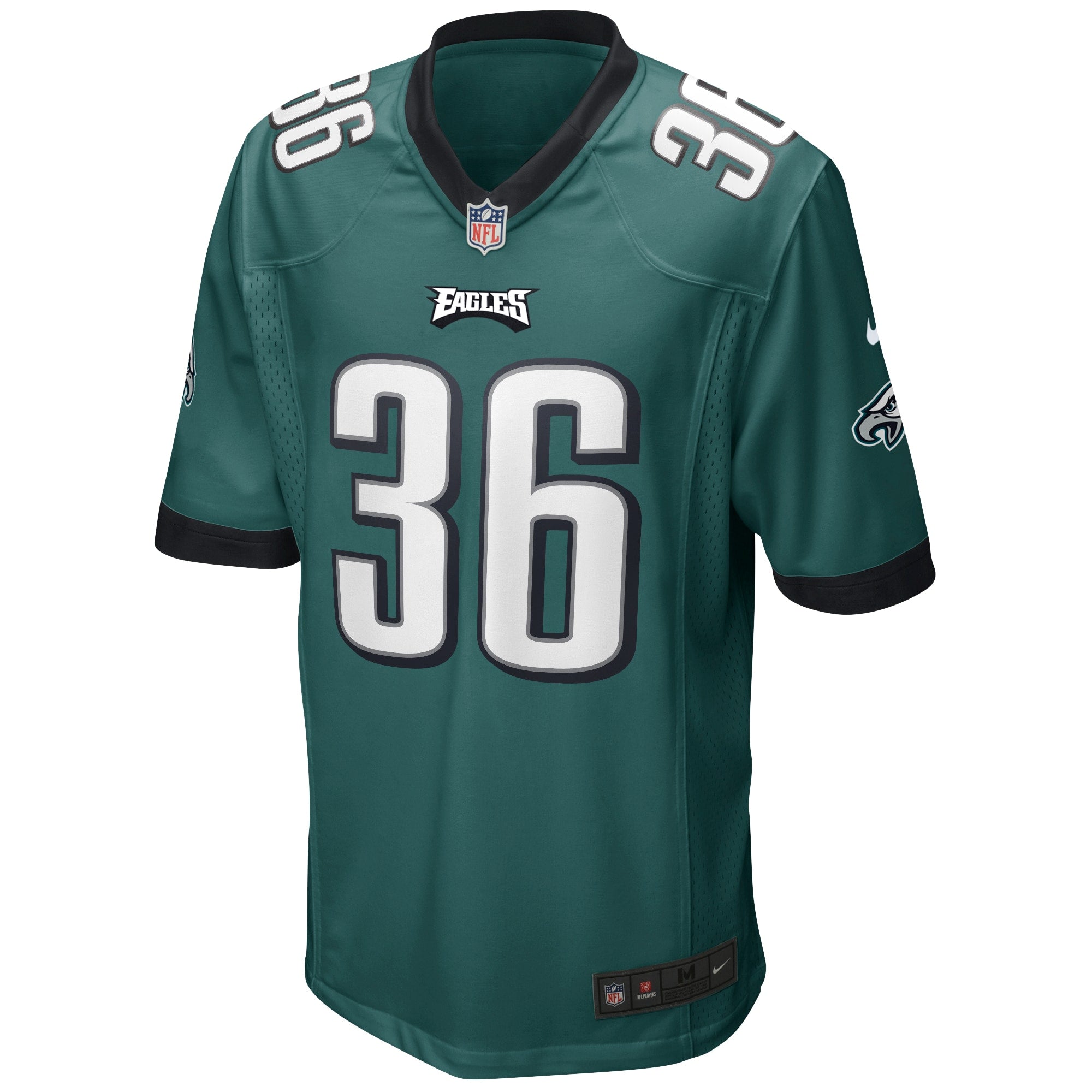 Brian Westbrook Philadelphia Eagles Game Retired Player Jersey - Midnight Green