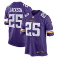 Theo Jackson Minnesota Vikings Home Game Player Jersey - Purple