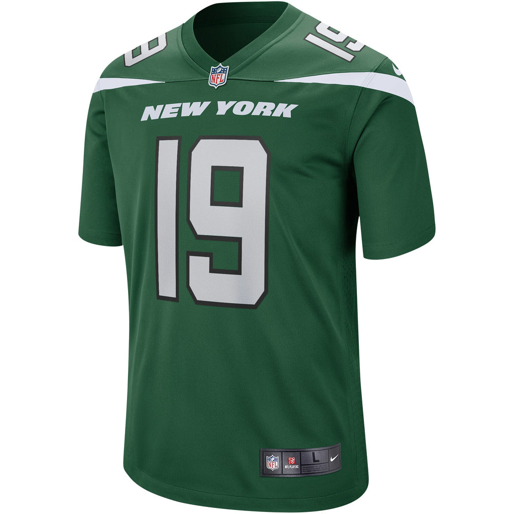 Keyshawn Johnson New York Jets Game Retired Player Jersey - Gotham Green