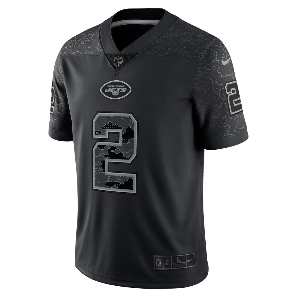 Zach Wilson New York Jets RFLCTV Limited Jersey - Black