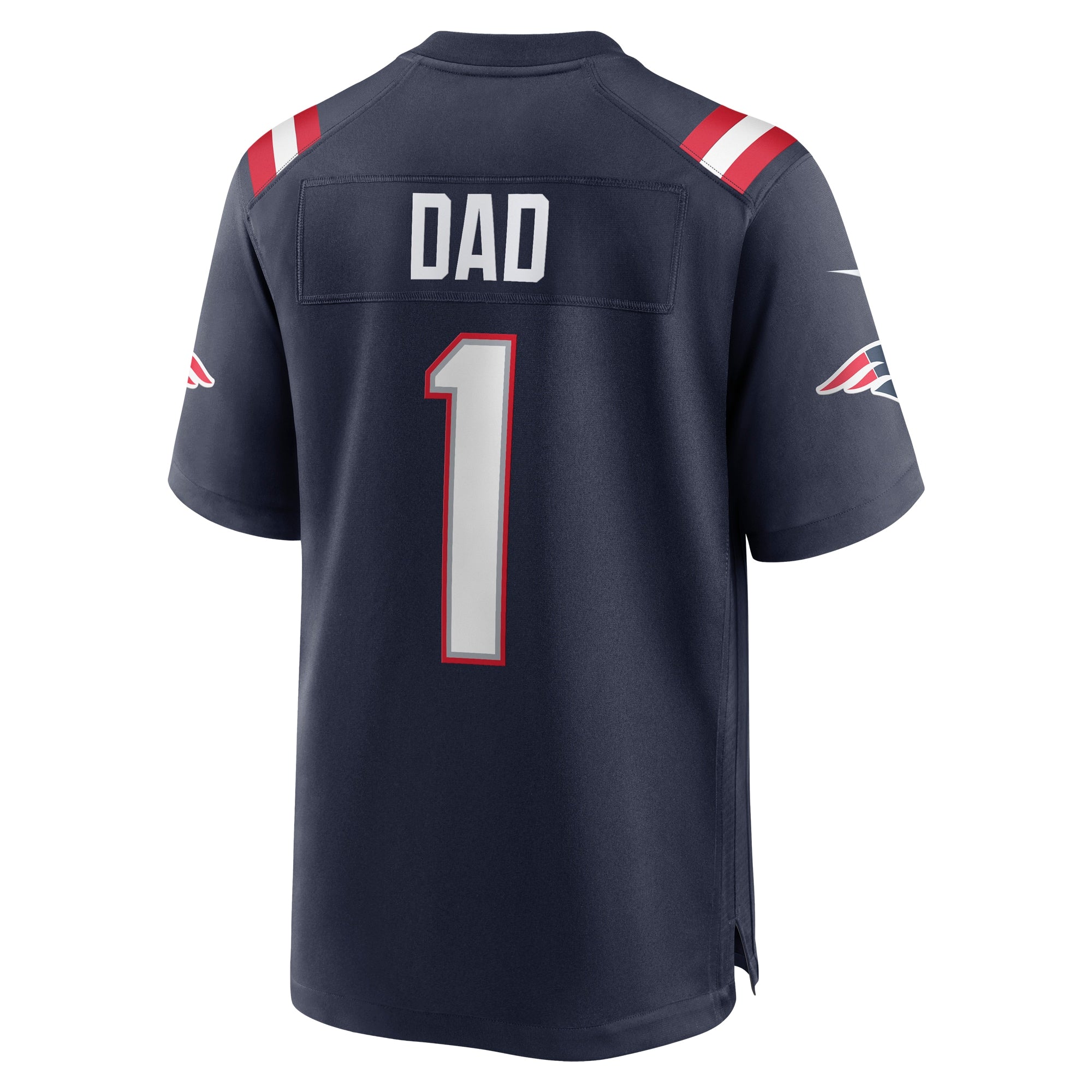 Number 1 Dad New England Patriots Game Jersey - Navy