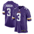 Jordans Addison Minnesota Vikings 2023 NFL Draft First Round Pick Game Jersey - Purple