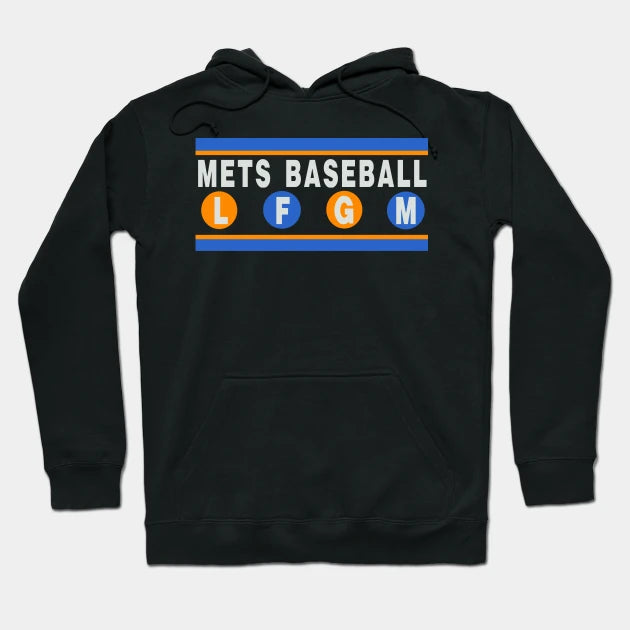 New York Mets Lfgm Subway Sign Hoodie