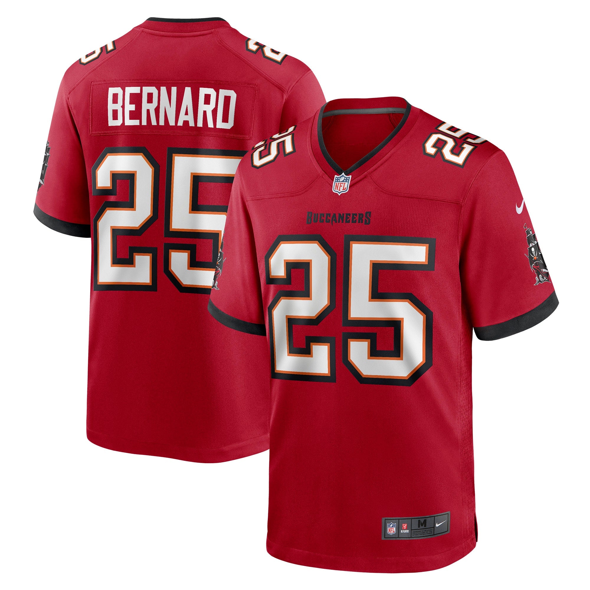 Giovani Bernard Tampa Bay Buccaneers Game Jersey - Red