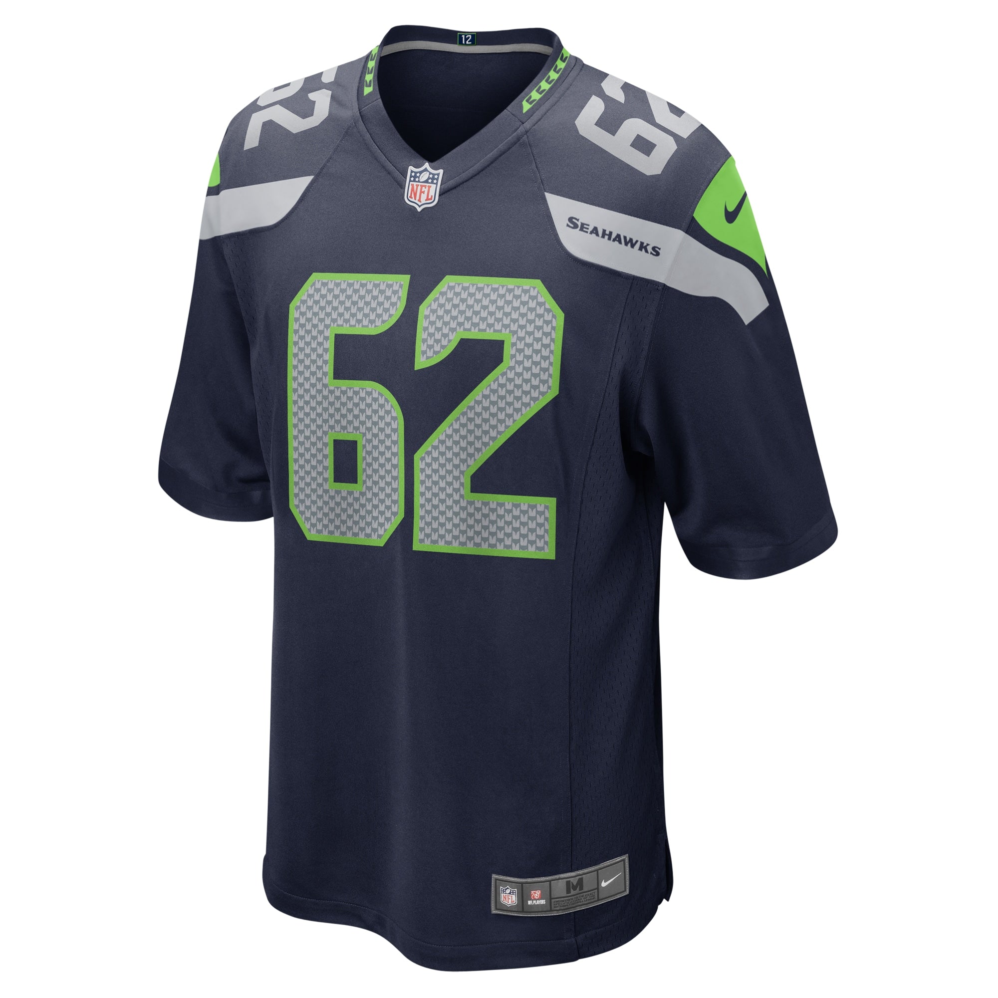 Joey Hunt Seattle Seahawks Home Game Player Jersey - College Navy