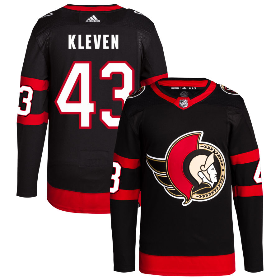 Tyler Kleven Ottawa Senators Home Primegreen Authentic Pro Jersey - Black