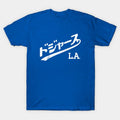 Dodgers In Japanese Katakana (White) T-Shirt