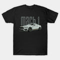 Mach 1 Mustang Gt 5.0L V8 Performance Car Fighter Jet Gray T-Shirt