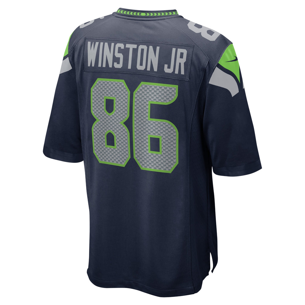 Easop Winston Jr. Seattle Seahawks Home Game Player Jersey - College Navy