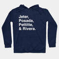 Jeter, Posada, Pettitte, Rivera - White Hoodie