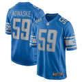 Trevor Nowaske Detroit Lions Team Game Jersey - ?Blue