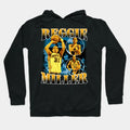 Reggie Miller Choke Sign Basketball Legend Signature Vintage Retro 80S 90S Bootleg Rap Style Hoodie